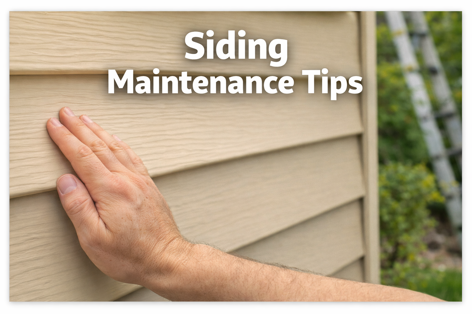 Siding maintenance tips for homeowners